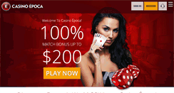 Desktop Screenshot of casinoepoca.com