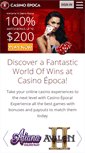 Mobile Screenshot of casinoepoca.com