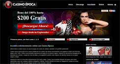 Desktop Screenshot of casinoepoca.org