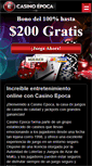 Mobile Screenshot of casinoepoca.org